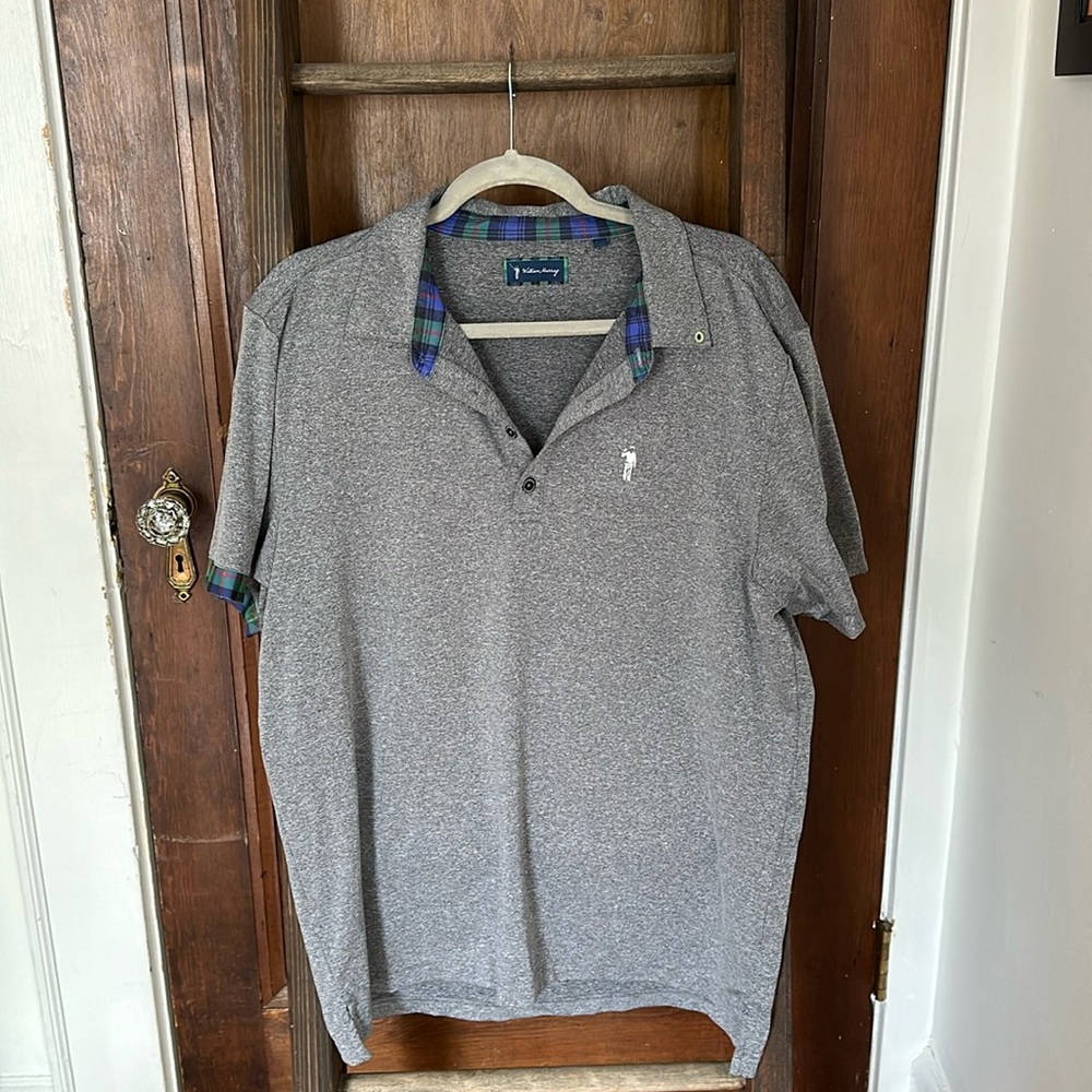 William Murray gray golf shirt in size large